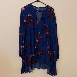 Free People Long Sleeve Babydoll Tunic